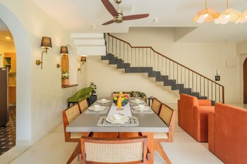 bellavie 3 bhk villa with private pool and tv lounge area in a gated complex