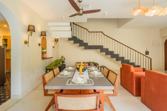 bellavie 3 bhk villa with private pool and tv lounge area in a gated complex