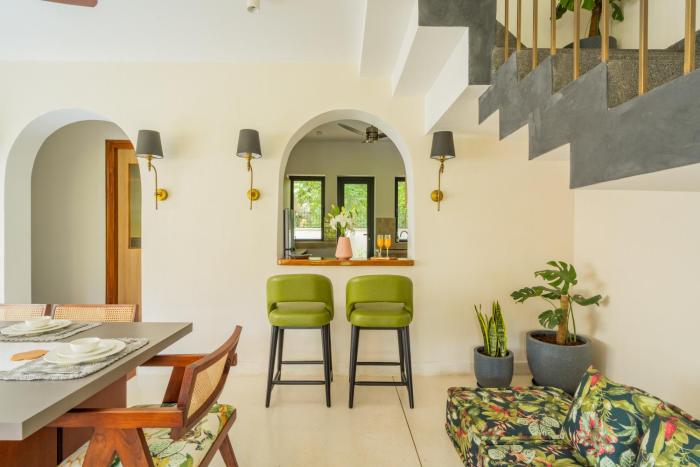 bellavie 3 bhk villa with private pool and tv lounge area in a gated complex