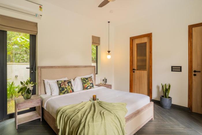bellavie 3 bhk villa with private pool and tv lounge area in a gated complex