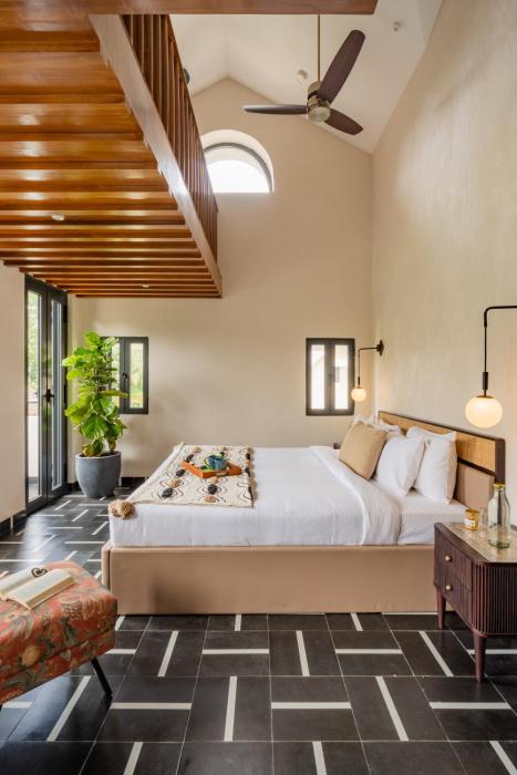 bellavie 3 bhk villa with private pool and tv lounge area in a gated complex