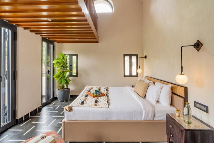 bellavie 3 bhk villa with private pool and tv lounge area in a gated complex