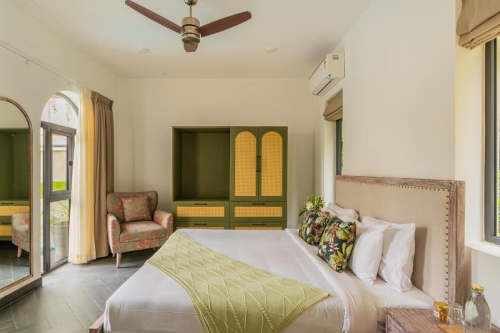 bellavie 3 bhk villa with private pool and tv lounge area in a gated complex