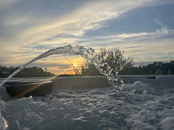 le coucher de soleil spa