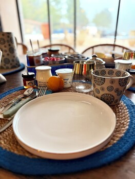 le patio bleu
