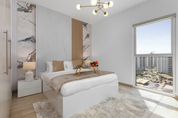maison privee sleek yas getaway w ferrari world and canal views