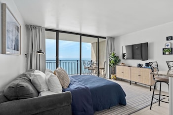 oceanfront stay with private balcony