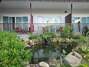 intimate riverside resort