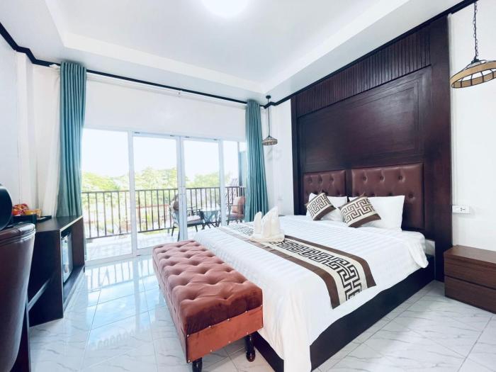 intimate riverside resort