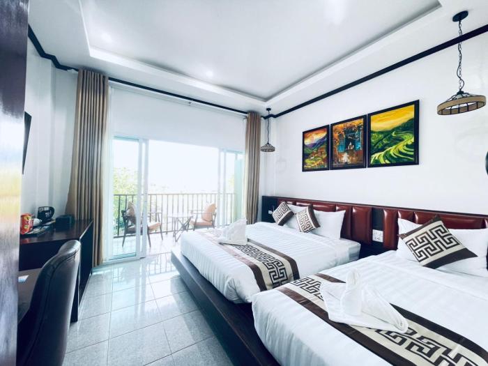 intimate riverside resort
