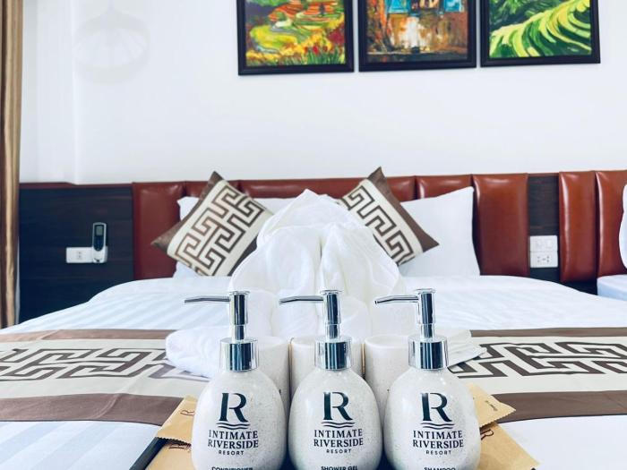 intimate riverside resort