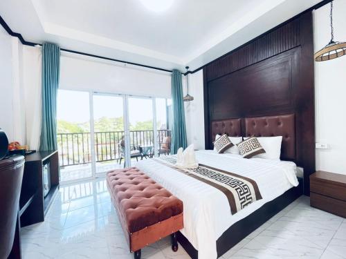 intimate riverside resort