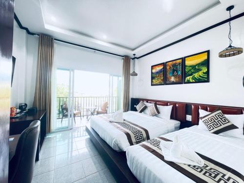 intimate riverside resort