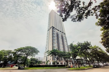 minimalist functional studio at transpark bintaro apartment