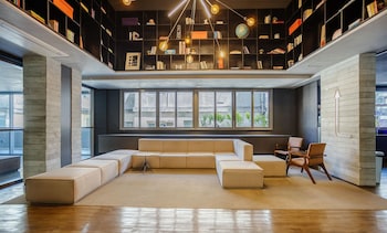 your complete stay in a building with a pool just steps from the subway fre