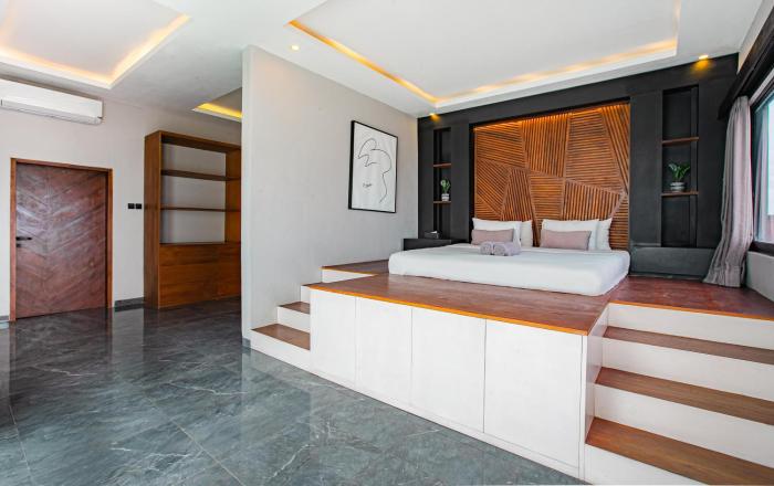 villa mj modern 4br with pool and rooftop