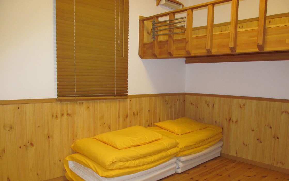 lodge orange cabin