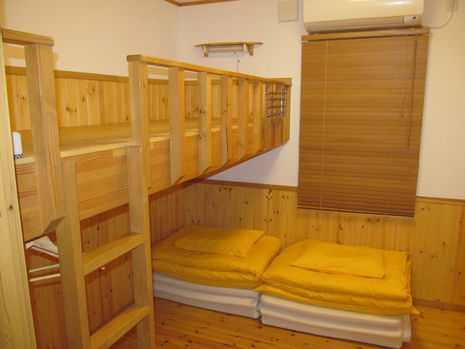 lodge orange cabin