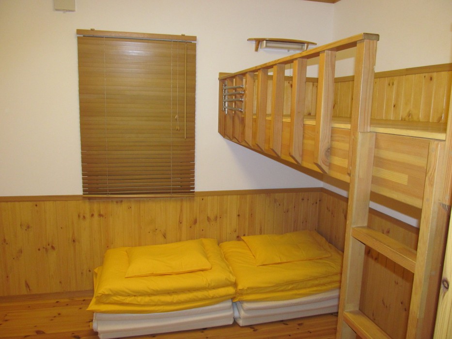 lodge orange cabin