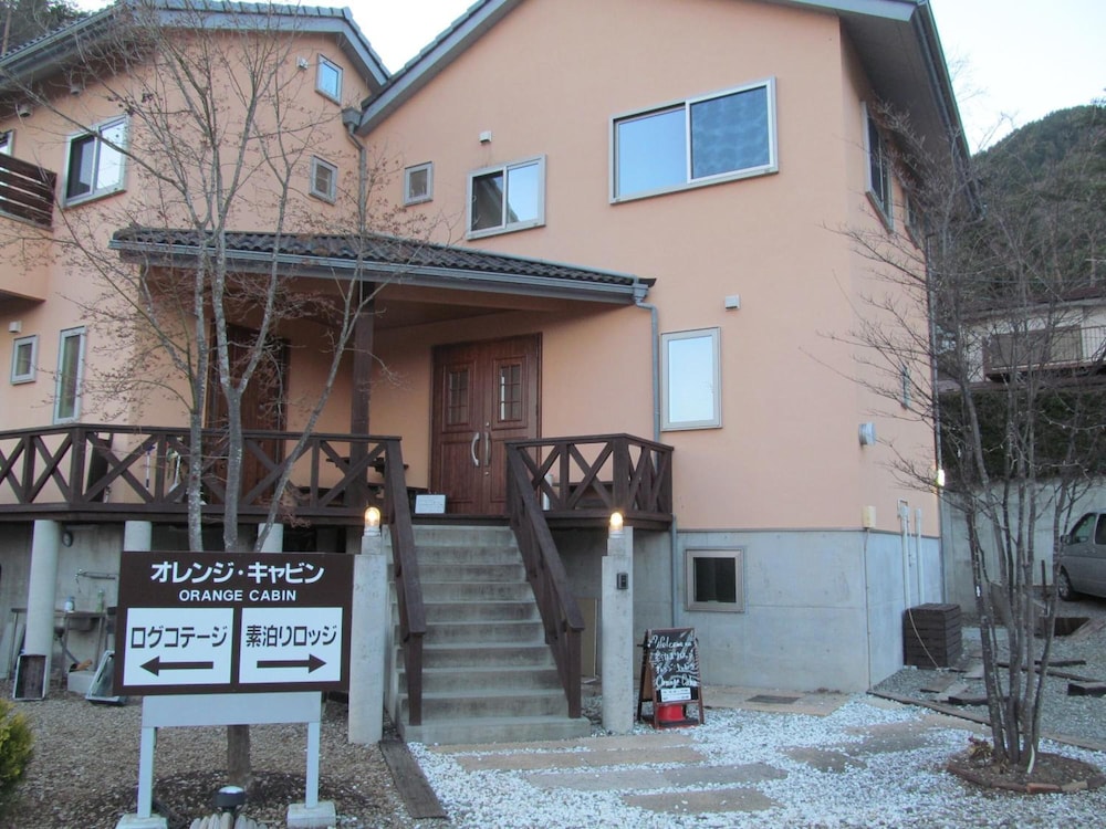 lodge orange cabin