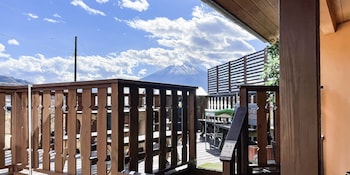 lodge orange cabin