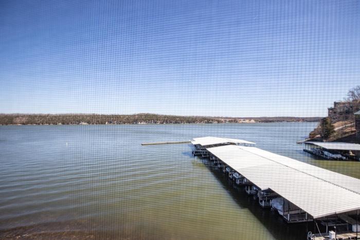 poolside condo with amazing lake views and design