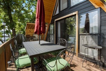 pet friendly a frame w private dock and great lake views