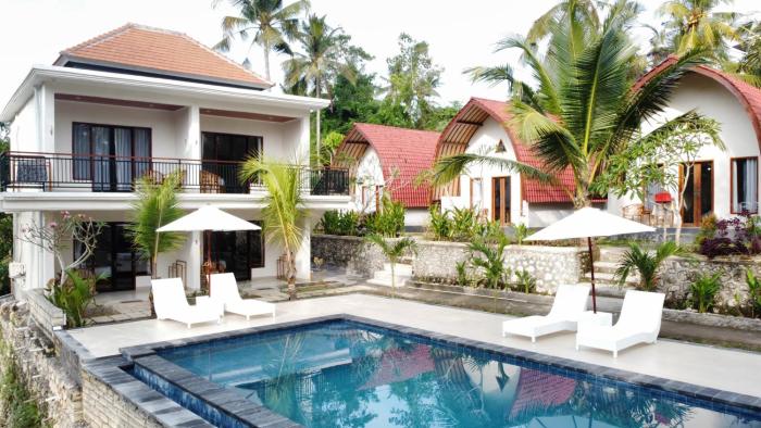 the lebah kelingking villa