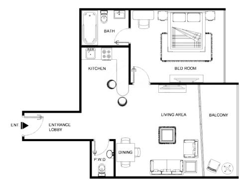 lux the marina view suite 3