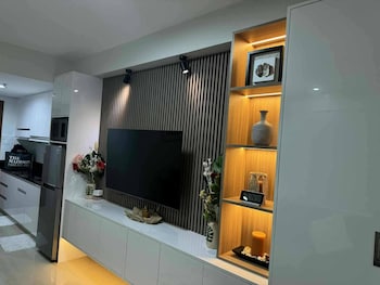 chic retreat in pasay city scandinavian with balcony facing mall of asia
