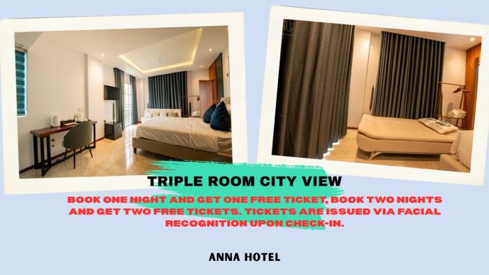 anna hotel free ticket cable car and hon thom water park