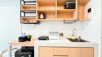 minimalist look studio near tokyo hub at tokyo riverside pik 2 apartment