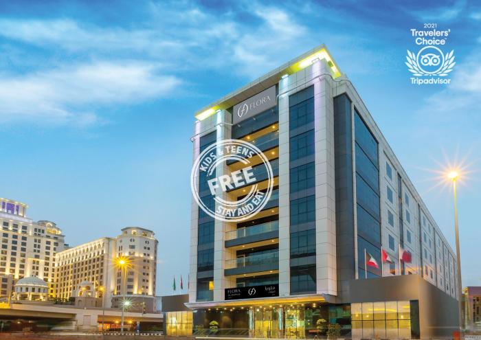 flora al barsha hotel at the mall