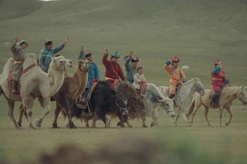 mongol nomadic tourist camp