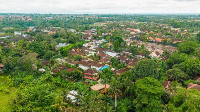 barong retreat villa ubud with hammock terrace garden and koi pond