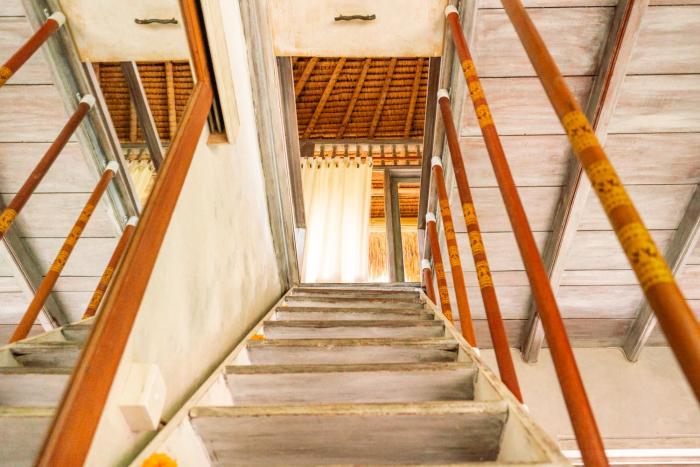 barong retreat villa ubud with hammock terrace garden and koi pond