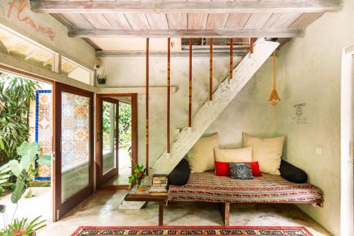 barong retreat villa ubud with hammock terrace garden and koi pond