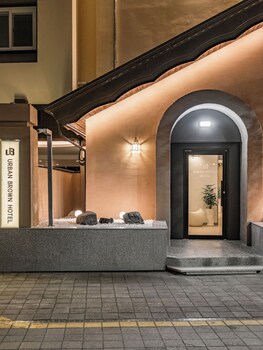 urban brown hotel