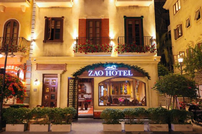 zao hotel firework and sea view