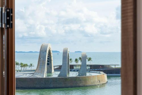 zao hotel firework and sea view