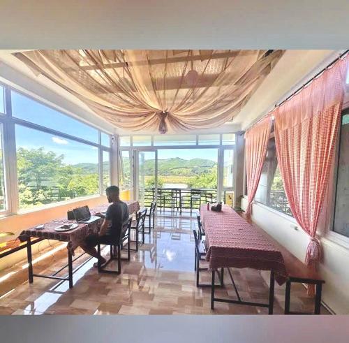 bamboo riverside home