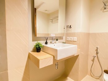 cozy living studio bogor icon apartment