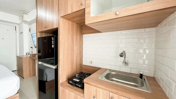 strategic and trendy studio at bassura city apartment