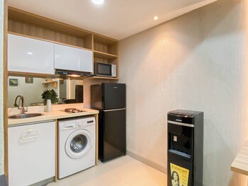 modern and homey 1br apartment oasis cikarang