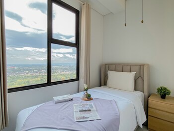 cozy minimalist 2br apartment at transpark cibubur