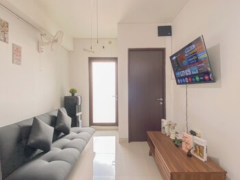 cozy minimalist 2br apartment at transpark cibubur