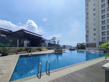 best view studio at apartment skyland city jatinangor