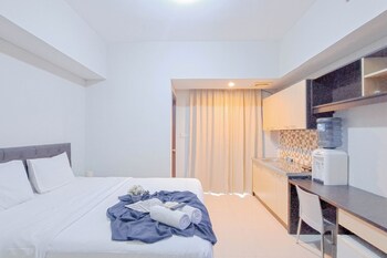 best view studio at apartment skyland city jatinangor
