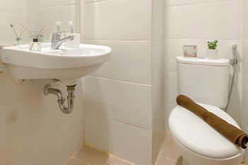 simple grey 1br at vittoria residence apartment