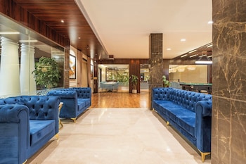 treebo premium pine tree courtyard